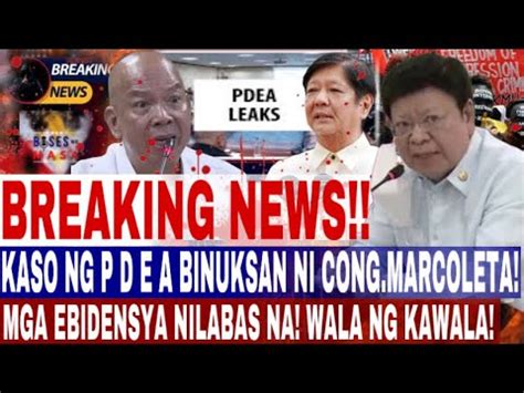 Breaking News Kasi Ng P D E A Binuksan Ni Marcoleta Mga Ebidensya