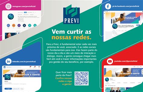 VEM SEGUIR A PREVI NAS REDES SOCIAIS Portal Previ