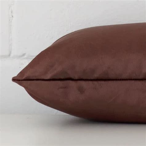 Chocolate Brown Velvet Cushion Cover