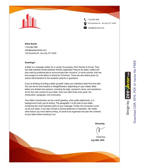 Letterhead Design Cdr File Free Download Vector Design Cdr Ai Eps Png Svg