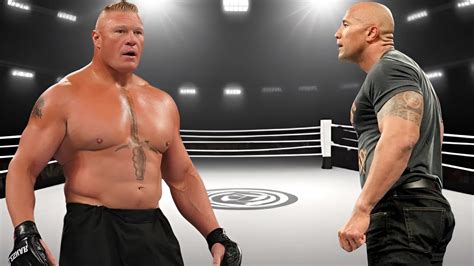 Full Segment Brock Lesnar Vs The Rock Iron Man Match Wwe Mar