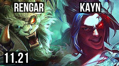 RENGAR Vs KAYN JUNGLE Rank 5 Rengar 13 2 5 1 1M Mastery