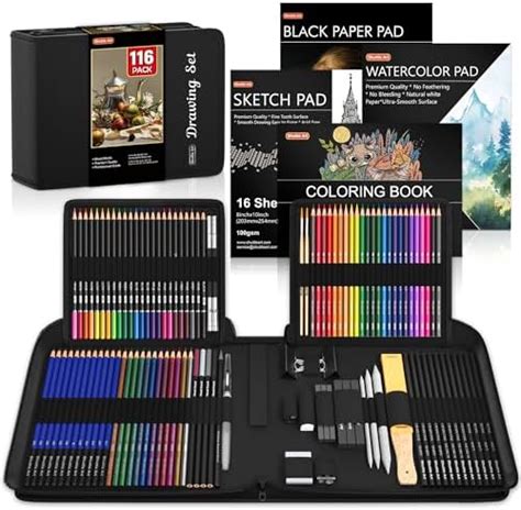 Shuttle Art 116 Pcs Drawing Kit Professional Drawing