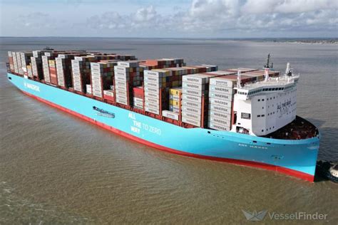 The Ane Maersk Is The First Methanol Container Ship It Can Run On Biomethanol And Thus Saves 2