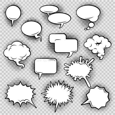 Comic Speech Bubbles Stock Vector Illustration Of Popart 42497564