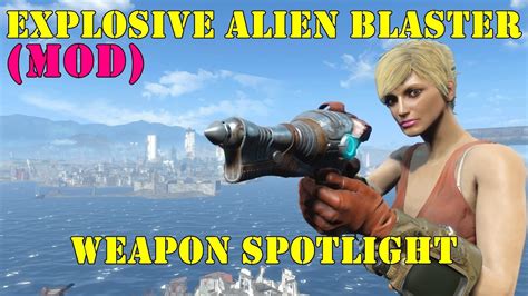 Fallout Weapon Spotlights Explosive Alien Blaster Youtube