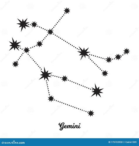 Gemini Constellation Svg