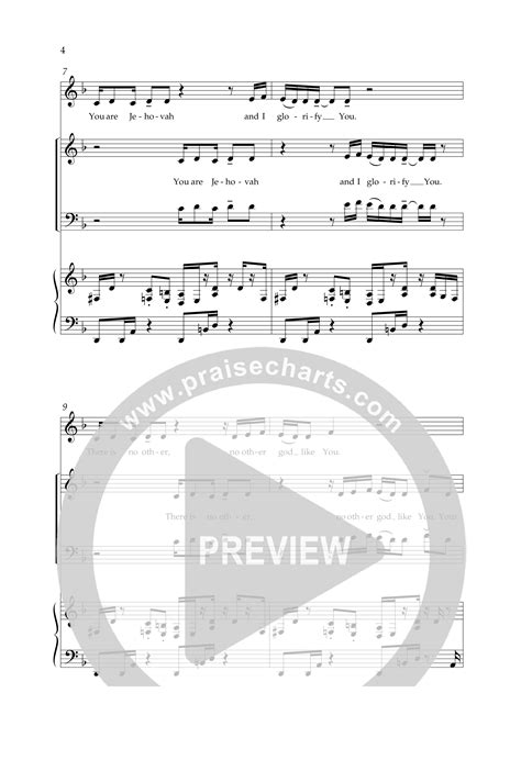 You Are Jehovah Choral Anthem Satb Sheet Music Pdf Lifeway Choral