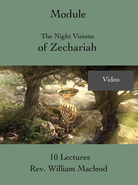 The Night Visions of Zechariah - Bible and book Ministry