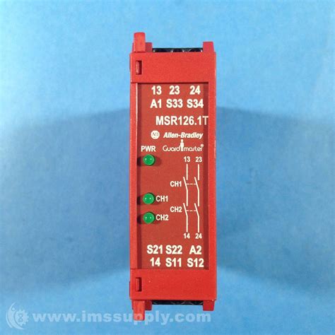 Allen Bradley Msr T R N Guardmaster Safety Relay Ims Supply