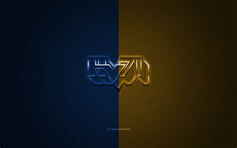 Download wallpapers HV71, Swedish hockey club, SHL, blue yellow logo ...