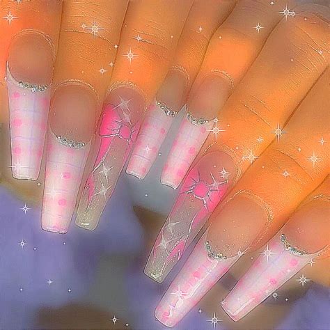 ˏˋ s4nr1ofa1ry Cute acrylic nail designs Cute acrylic