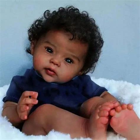 NPK 20inch Already Painted Finished Reborn Doll Black Raven Lifelike