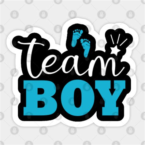 Team Boy Team Boy Sticker Teepublic