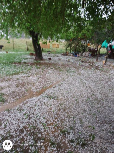 Vídeo Chuva Com Granizo Assusta Moradores No Interior