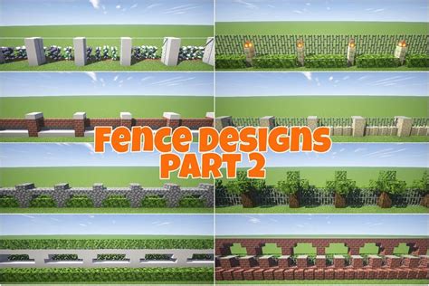 Fence Ideas Minecraft Woodsinfo