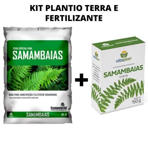 Kit Terra E Adubo Fertilizante Para Samambaia Shopee Brasil