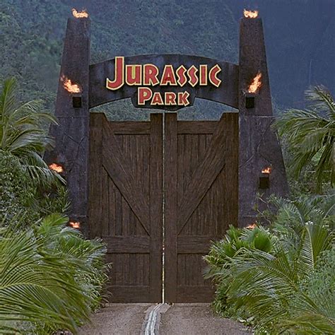 Welcome To Jurassic World Jurassic Park Gate Jurassic Park Jurassic World