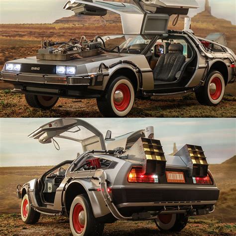 Delorean Time Machine Movie Masterpiece Hot Toys Retour Vers Le Futur Iii