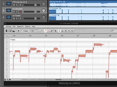 Manually Tuned And Time Aligned Vocals Using Melodyne Rx Upwork