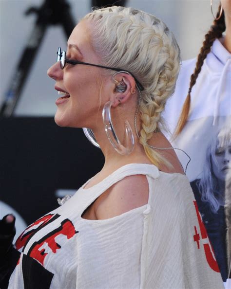 CHRISTINA AGUILERA Performs at Today Show in New York 06/15/2018