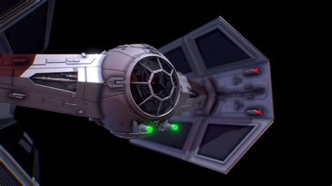 Tie Advanced X Darth Vader D Model By Vbrush Cfdf E Sketchfab