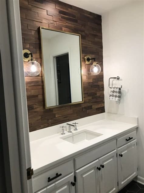 Bathroom Wall Paneling Idea Cabinet Idea