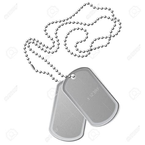 Military Dog Tags Vector at GetDrawings | Free download