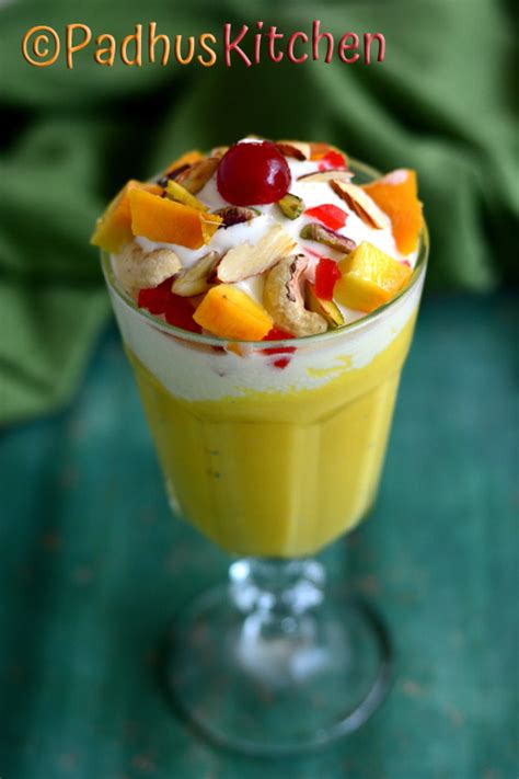 Mango Mastani Recipe Mango Milkshake With Ice Cream And Nuts