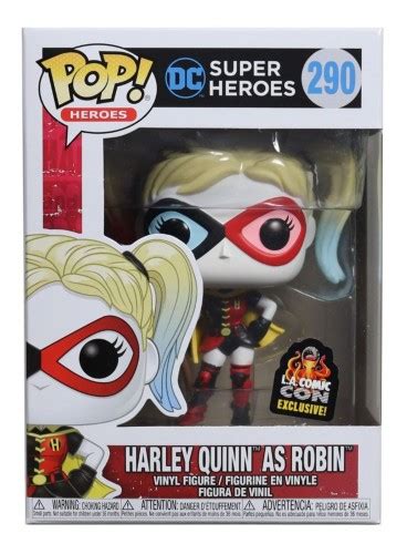 Funko Pop Harley Quinn As Robin Exclusivo 2019 L A Comic Con DC