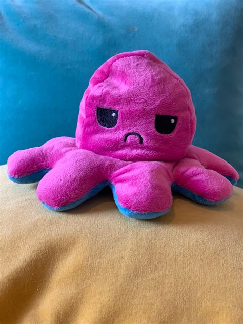 Reversible Octopus Plushie Free Uk Shipping Etsy