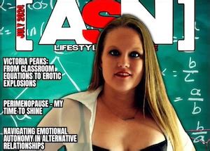 Victoria Peaks Makes The Cover Of Asn Magazine Adult Industry News