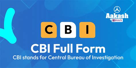 CBI Full Form CBI Stands For Central Bureau Of Investigation