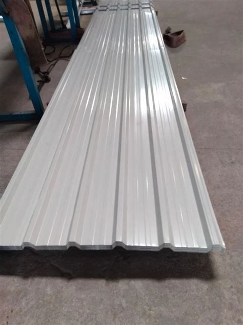 Bhushan Steel Gi White Colour Coated Roofing Sheet At Rs Kg In Raipur