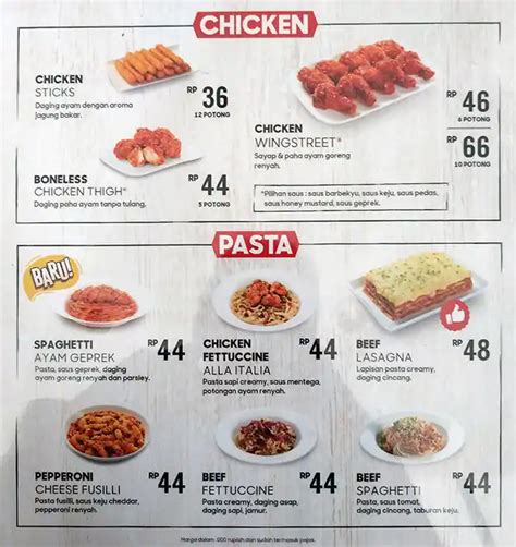 Menu At Sabana Fried Chicken Tole Iskandar Restaurant Depok