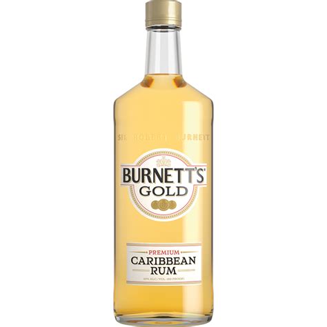 Burnetts Gold Rum 80 750 Ml Applejack