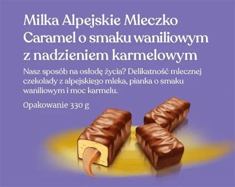 Milka Alpejskie Mleczko Pianka O Smaku Waniliowym Z Nadzieniem