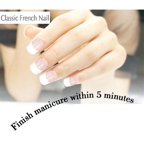 Click On Nep Nagels French Manicure Zonder Lijm