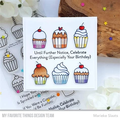 My Favorite Things Clear Stamp All The Cupcakes