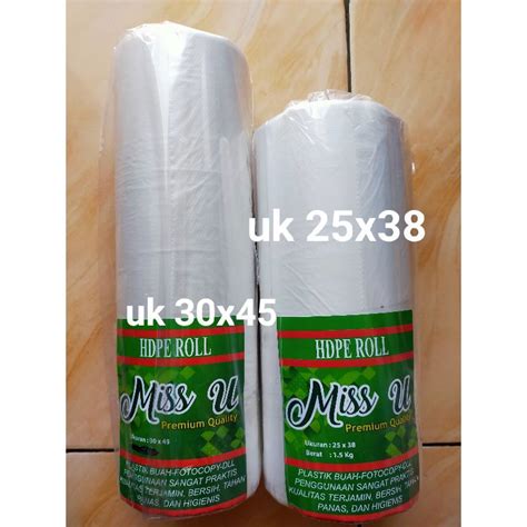 Jual Plastik Roll Buah Uk X X Hd Roll Buah Plastik Fotocopy