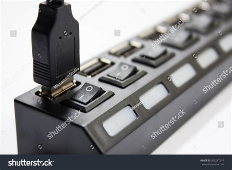 Usb Cable Switched Usb Hub On Stock Photo 309217514 | Shutterstock