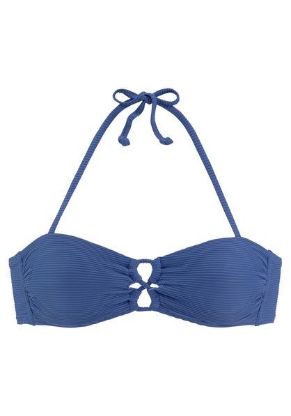 Sunseeker Bandeau Bikini Top Fancy Blau Cup A B 32