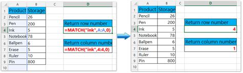 Excel Row And Column Number