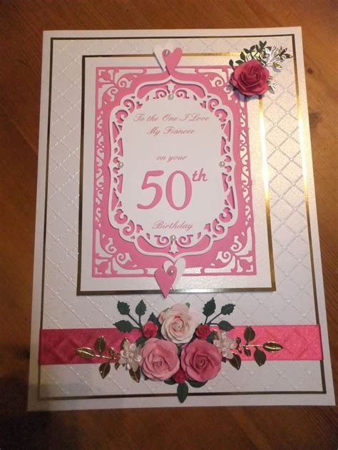 Special 50th Birthday Card Creator Spellbinders Cards Birthday Cards