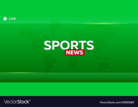 Mass media sports news breaking banner Royalty Free Vector