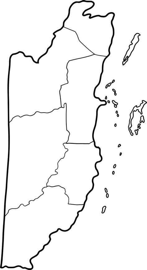 Dibujo A Mano Alzada Del Mapa De Belice En Dibujos A Mano