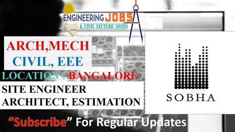 Civil Arch Mech EEE Engineer Vacancies In Bengaluru Site Engg HVAC