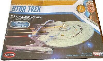 Polar Lights Star Trek Wrath Of Khan Uss Reliant Ncc Snap Plastic