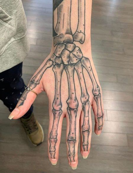 Fantastic Skeleton Hand Tattoos Cool Unique The Trend Scout