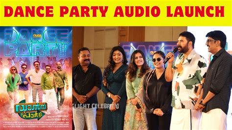 DANCE PARTY Audio Launch Shine Tom Chacko Mammootty Prayaga